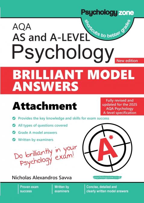AQA A-Level Brilliant Model Answers -Attachment (updated for 2025 specification)