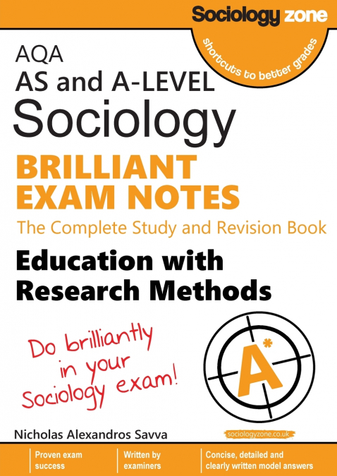 AQA Sociology BRILLIANT EXAM NOTES