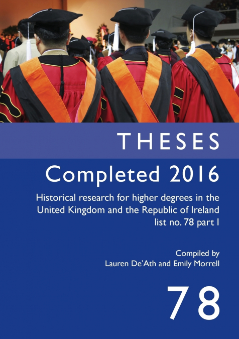 Theses Completed 2016