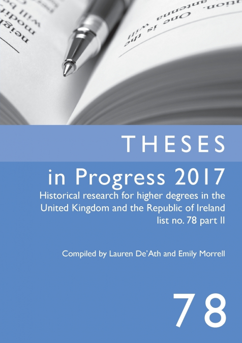 Theses in Progress 2017