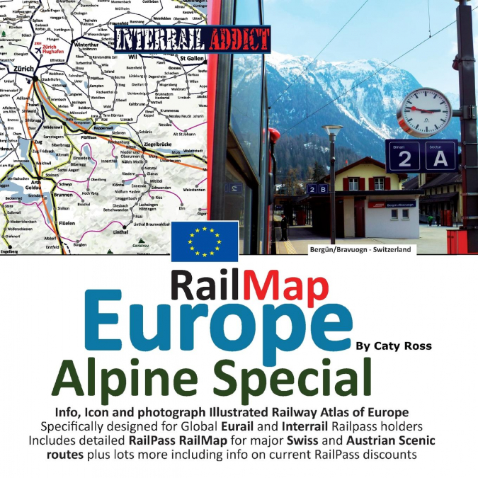 Rail Map Europe - Alpine Special