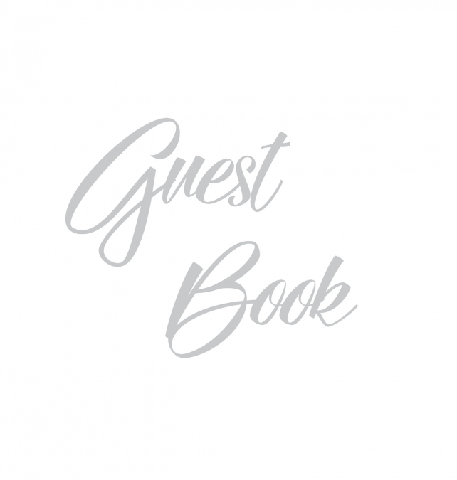 Silver Guest Book, Weddings, Anniversary, Party’s, Special Occasions, Memories, Christening, Baptism, Wake, Funeral, Visitors Book, Guests Comments, Vacation Home Guest Book, Beach House Guest Book, C