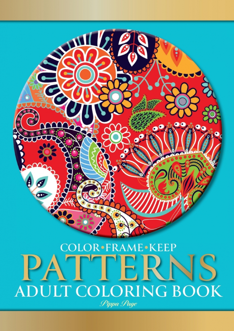 Color Frame Keep. Adult Coloring Book PATTERNS