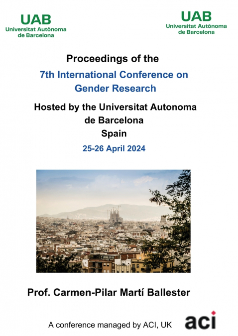 ICGR 2024- Proceedings of the 7th International Conference on Gender Research