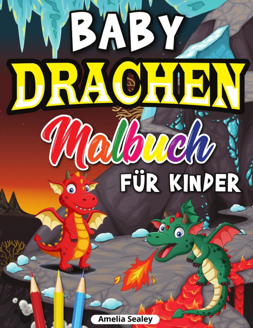 Drachen Malbuch für Kinder