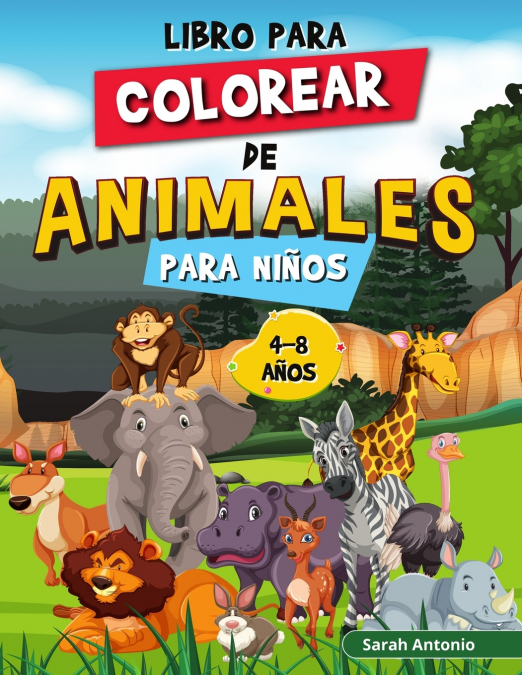 Libro para Colorear de Animales para Niños