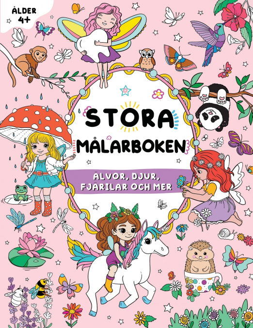 Stora målarboken för flickor