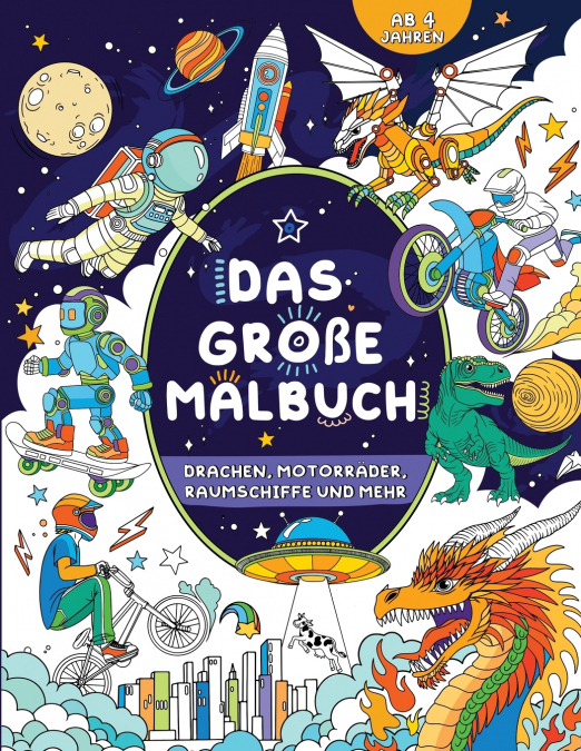 Das große Malbuch für Jungen