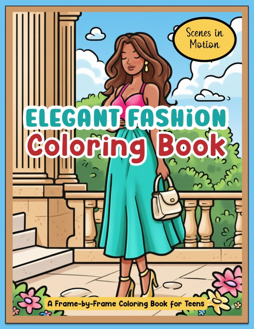 Elegant Fashion Coloring Book