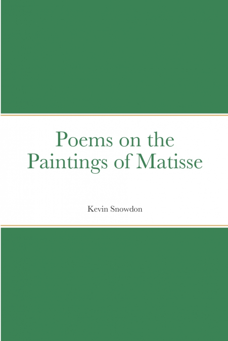 Poems on the Paintings of Matisse