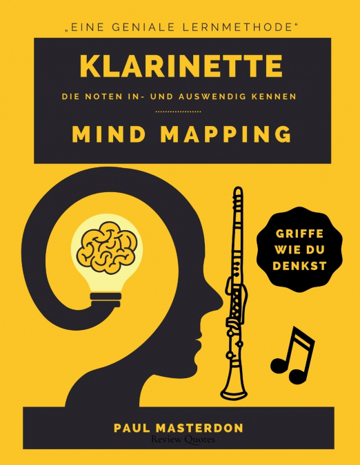 Mind Mapping für Klarinette - Klarinette-Griffe farbcodiert & mnemonisch in Spielerperspektive