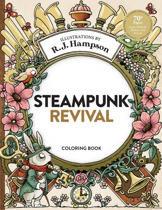 Steampunk Revival Coloring Book