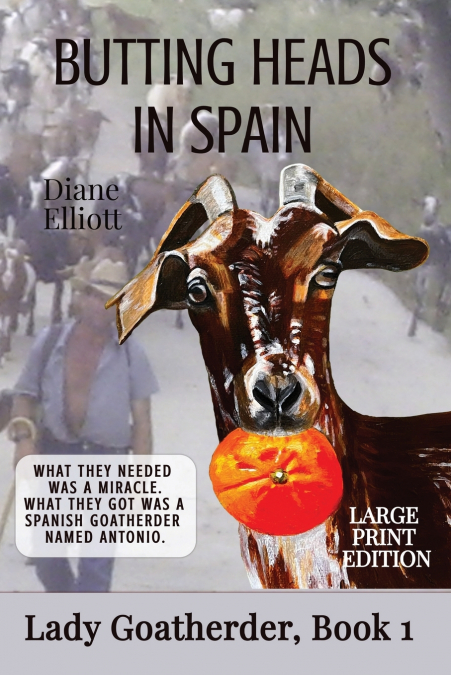 Butting Heads in Spain - LARGE PRINT