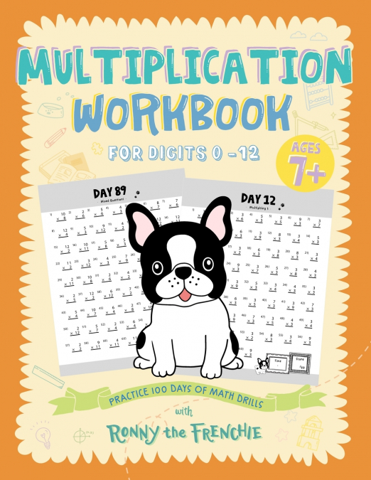 Multiplication Workbook for Digits 0 - 12