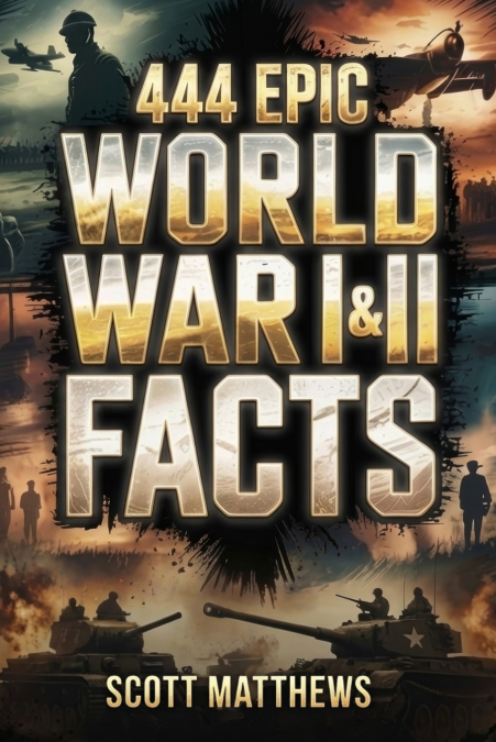 444 Epic World War I & II Facts - The Ultimate Collection of Shocking War Stories, Hidden History, and Trivia-Winning Facts