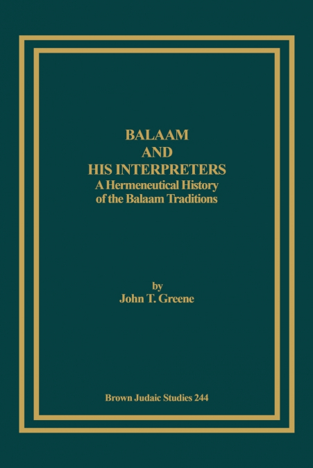 Balaam and His Interpreters