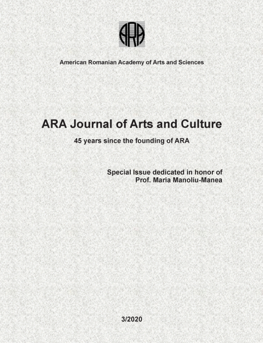 ARA Journal of Arts and Culture, Nr. 3 (2020)