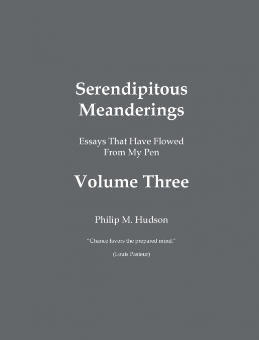 Serendipitous Meanderings