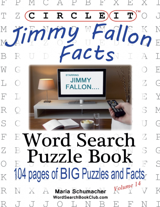 Circle It, Jimmy Fallon Facts, Word Search, Puzzle Book