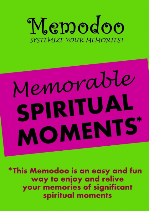 Memodoo Memorable Spiritual Moments