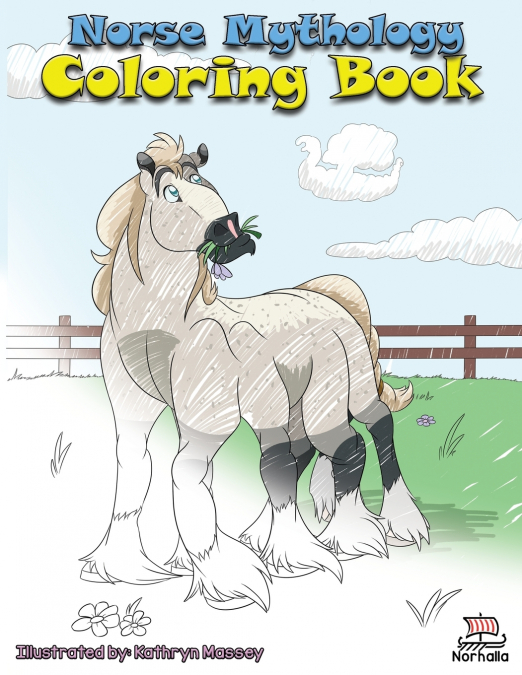 Norse Mythology Coloring Book