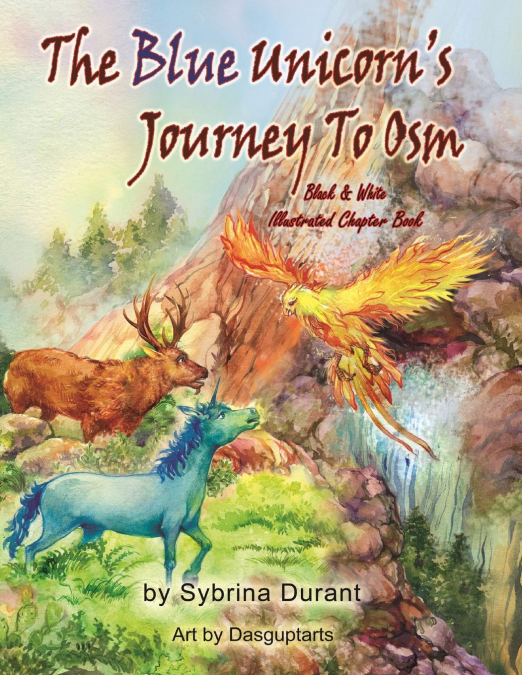 The Blue Unicorn’s Journey To Osm Black and White