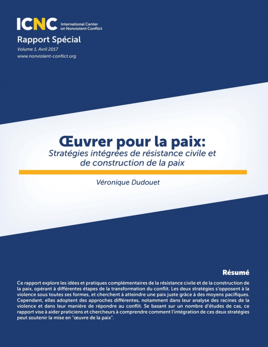 Œuvrer pour la paix