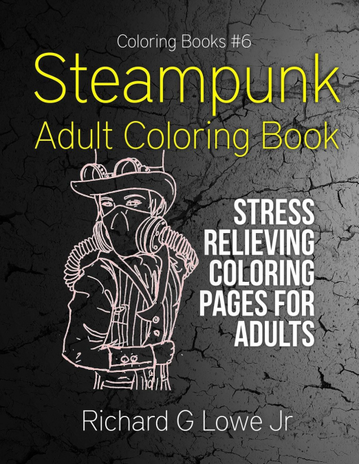 Steampunk Adult Coloring Book