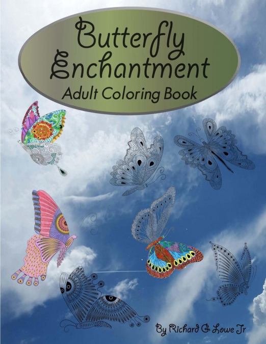 Butterfly Enchantment Adult Coloring Book
