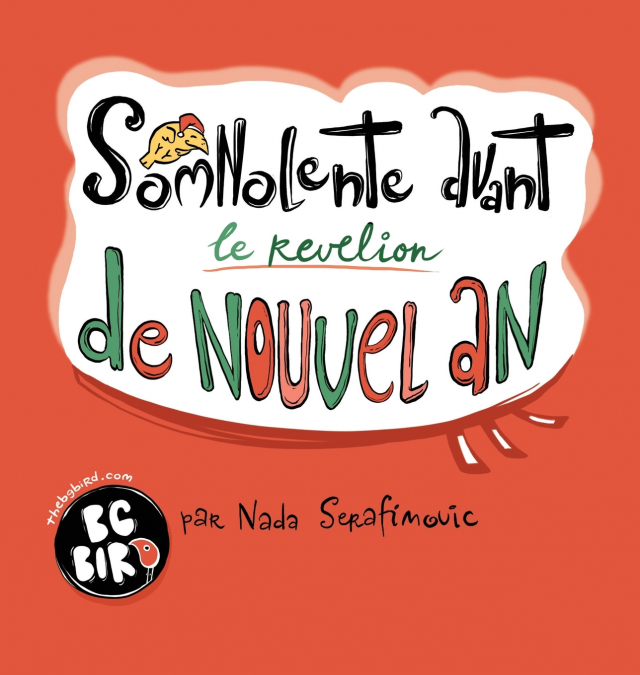 Somnolente avant de Nouvel an