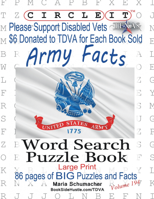Circle It, Army Facts, Word Search, Puzzle Book
