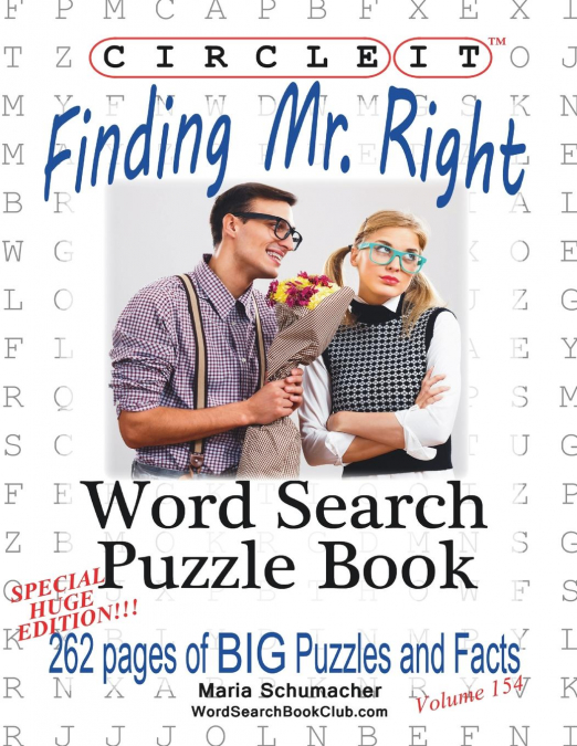 Circle It, Finding Mr. Right, Large Print, Word Search, Puzzle Book