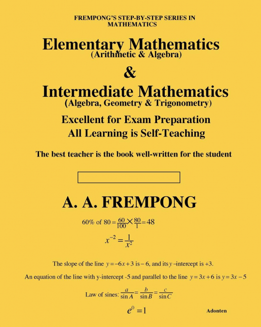 Elementary Mathematics & Intermediate Mathematics