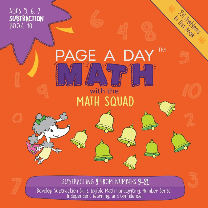 Page A Day Math Subtraction Book 10