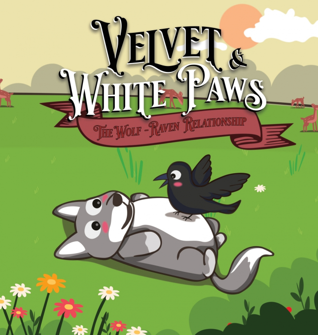 Velvet and White Paws