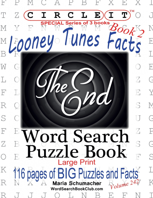 Circle It, Looney Tunes Facts, Book 2, Word Search, Puzzle Book