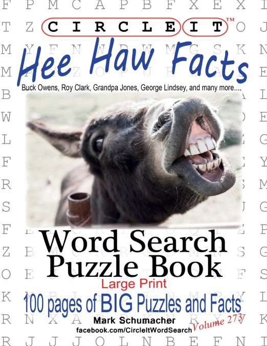 Circle It, Hee Haw Facts, Word Search, Puzzle Book