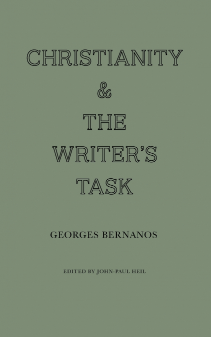 Christianity and the Writer’s Task