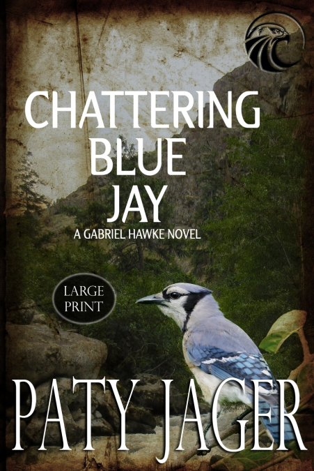Chattering Blue Jay Large Print