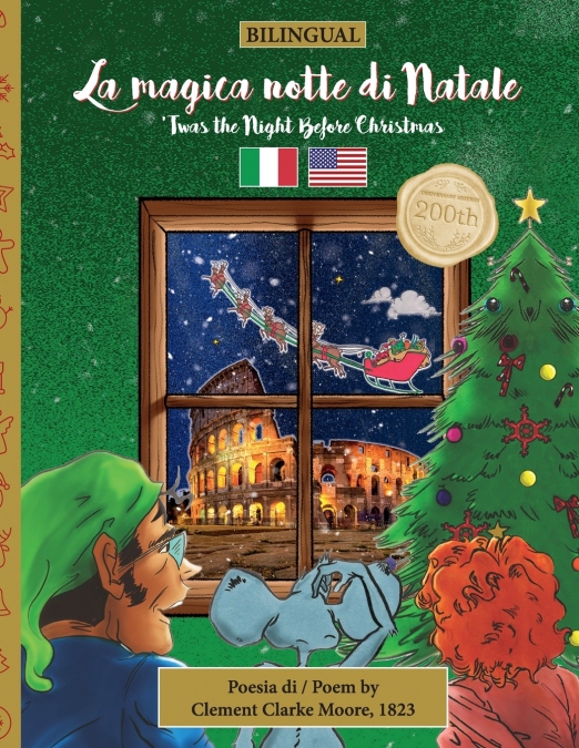 BILINGUAL ’Twas the Night Before Christmas - 200th Anniversary Edition