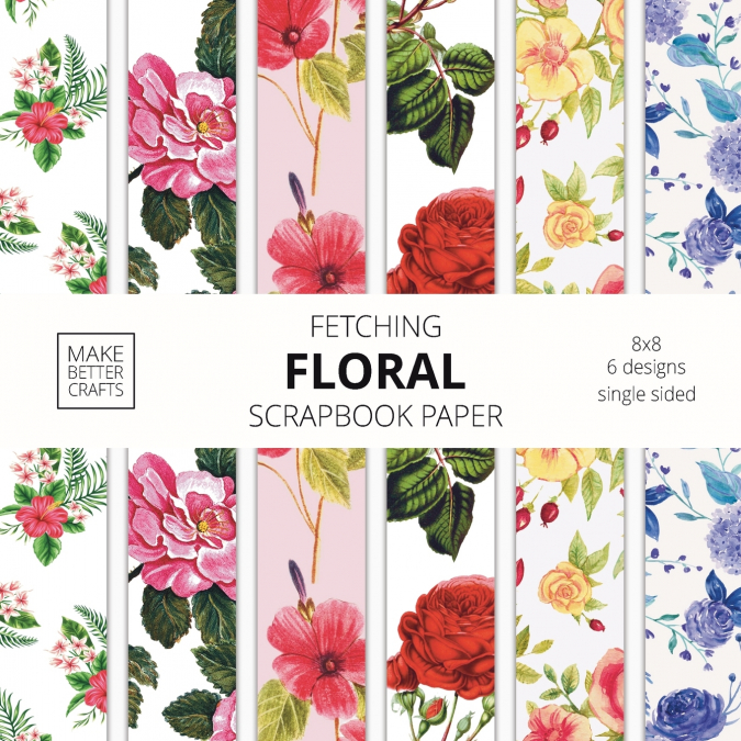 Fetching Floral Scrapbook Paper