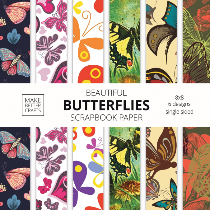Beautiful Butterflies Scrapbook Paper