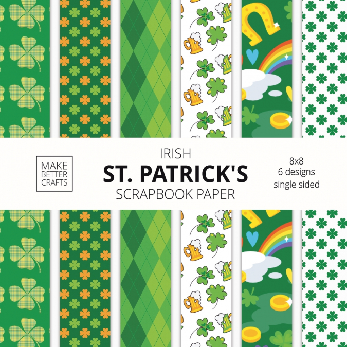 Irish St. Patrick’s Scrapbook Paper