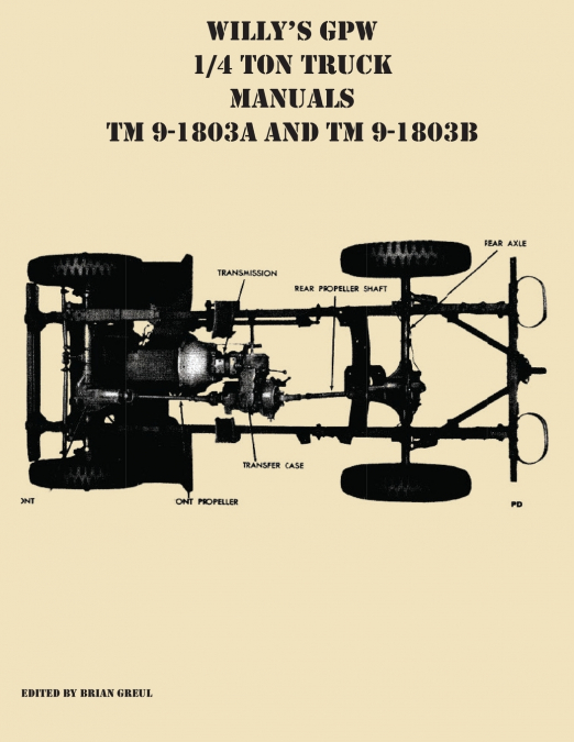 Willy’s GPW 1/4 Ton Truck Manuals TM 9-1803A and TM 9-1803B