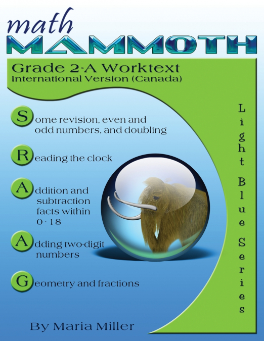 Math Mammoth Grade 2-A Worktext (Canadian Version)
