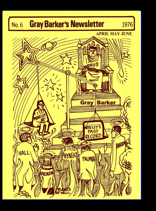 Gray Barker’s Newsletter No. 6 (April,May,June) 1976