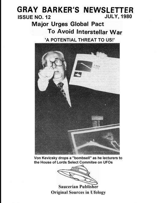 Gray Barker’s Newsletter No. 12 (July) 1980
