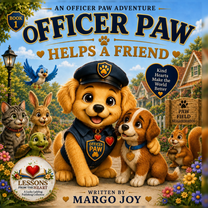 Officer Paw Helps A Friend