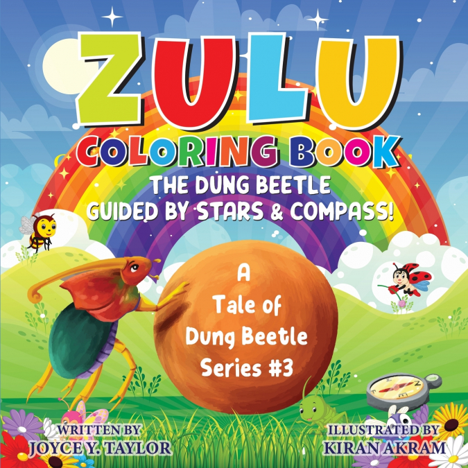 Zulu COLORING BOOK The Dung Beetle Guided By Stars and Compass