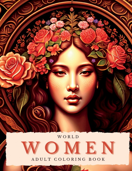 World Women Coloring Book For Adults